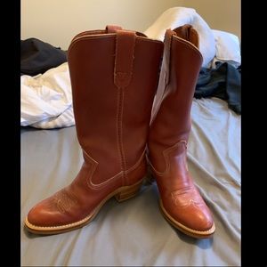 Genuine Leather Cowboy Boots
